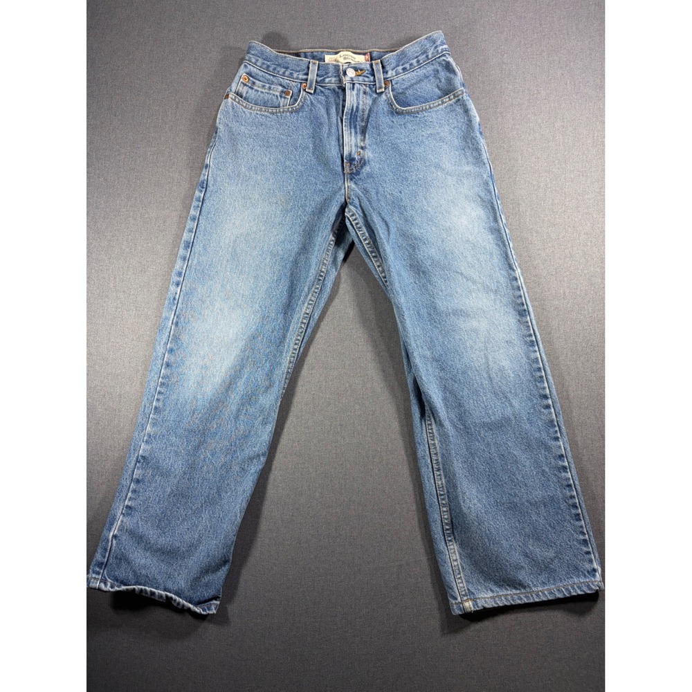 Levis 569 Loose Straight Regular Jeans Medium Wash Blue Denim Size 16 Regular